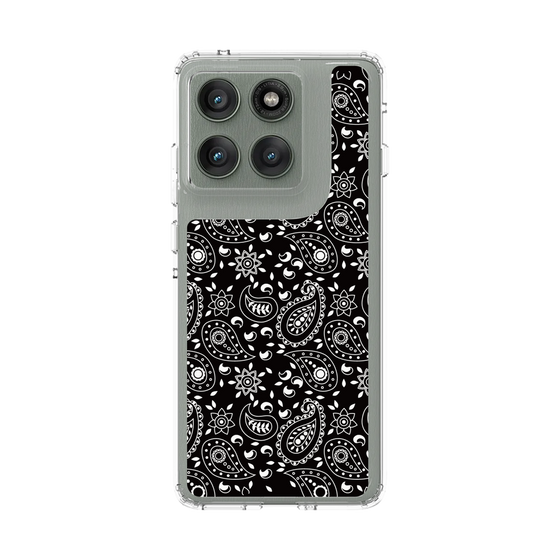 スリムプロテクションケース［ ペイズリー - Black ］