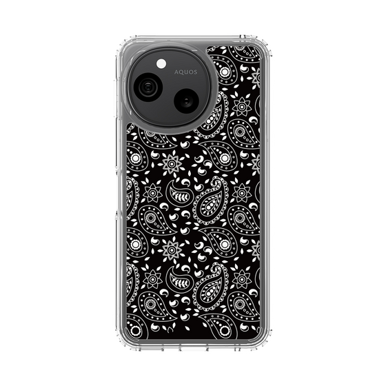 スリムプロテクションケース［ ペイズリー - Black ］