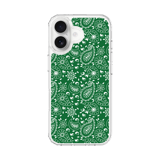 スリムプロテクションケース［ ペイズリー - Green ］