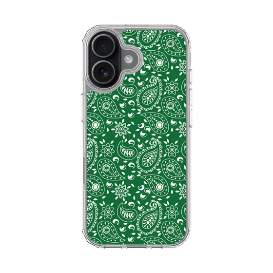 スリムプロテクションケース［ ペイズリー - Green ］