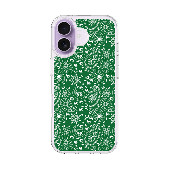 スリムプロテクションケース［ ペイズリー - Green ］