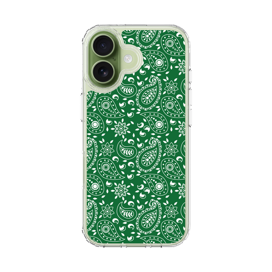スリムプロテクションケース［ ペイズリー - Green ］