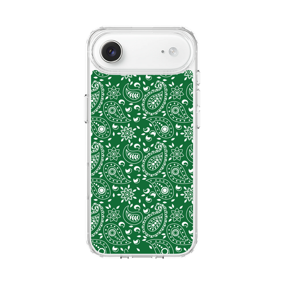 スリムプロテクションケース［ ペイズリー - Green ］