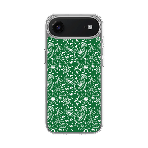 スリムプロテクションケース［ ペイズリー - Green ］