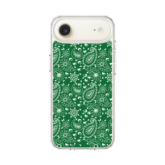 スリムプロテクションケース［ ペイズリー - Green ］