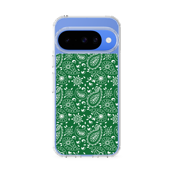 スリムプロテクションケース［ ペイズリー - Green ］