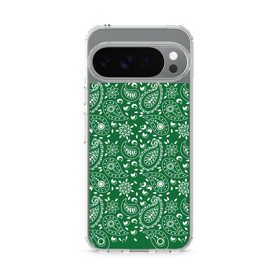スリムプロテクションケース［ ペイズリー - Green ］