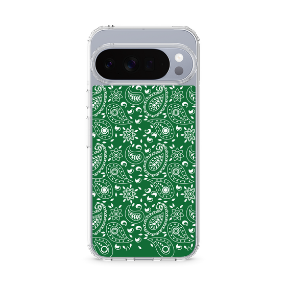 スリムプロテクションケース［ ペイズリー - Green ］
