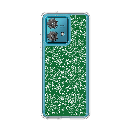 スリムプロテクションケース［ ペイズリー - Green ］