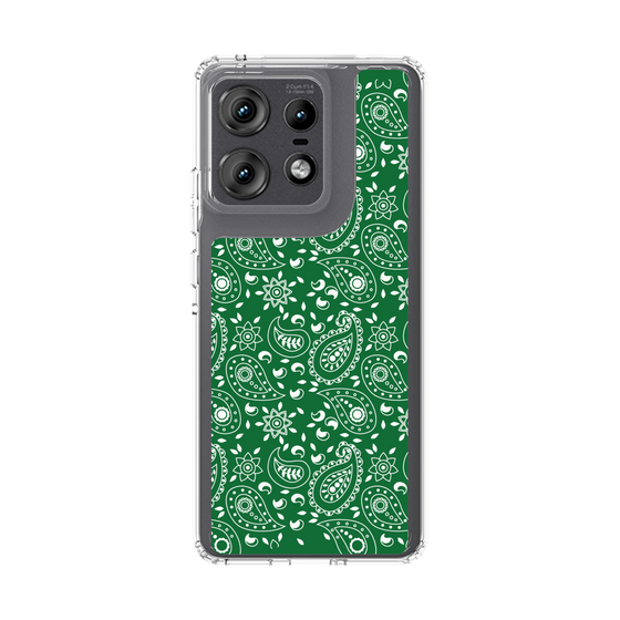 スリムプロテクションケース［ ペイズリー - Green ］