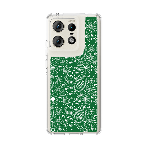 スリムプロテクションケース［ ペイズリー - Green ］