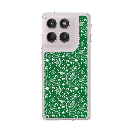 スリムプロテクションケース［ ペイズリー - Green ］