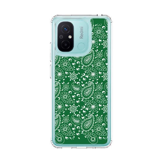 スリムプロテクションケース［ ペイズリー - Green ］