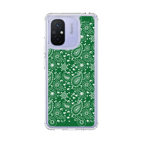 スリムプロテクションケース［ ペイズリー - Green ］