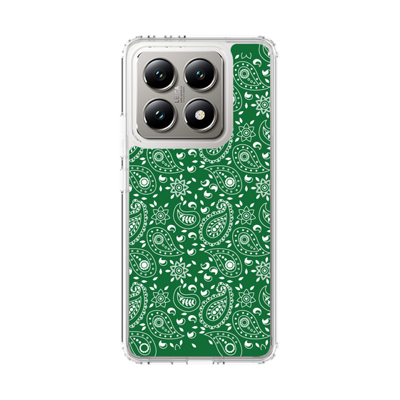 スリムプロテクションケース［ ペイズリー - Green ］