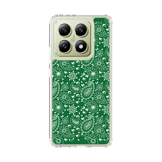 スリムプロテクションケース［ ペイズリー - Green ］