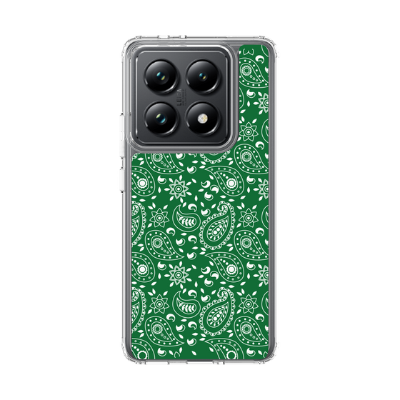 スリムプロテクションケース［ ペイズリー - Green ］