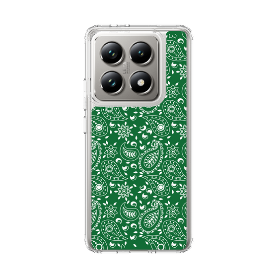 スリムプロテクションケース［ ペイズリー - Green ］