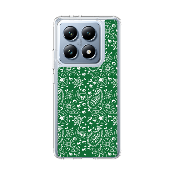 スリムプロテクションケース［ ペイズリー - Green ］