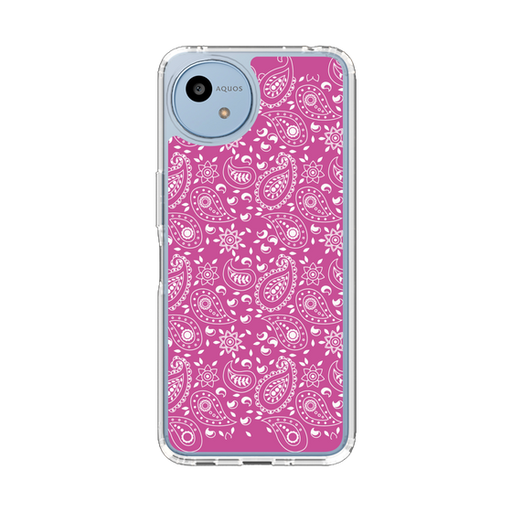 スリムプロテクションケース［ ペイズリー - Pink ］