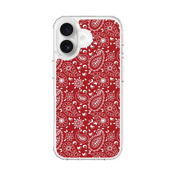 スリムプロテクションケース［ ペイズリー - Red ］