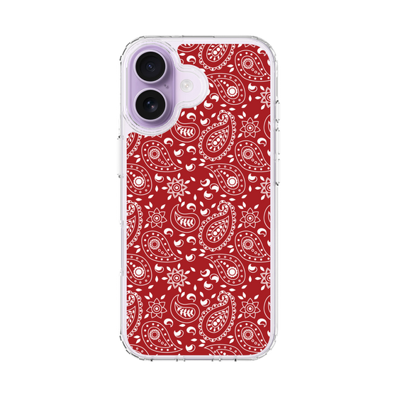 スリムプロテクションケース［ ペイズリー - Red ］