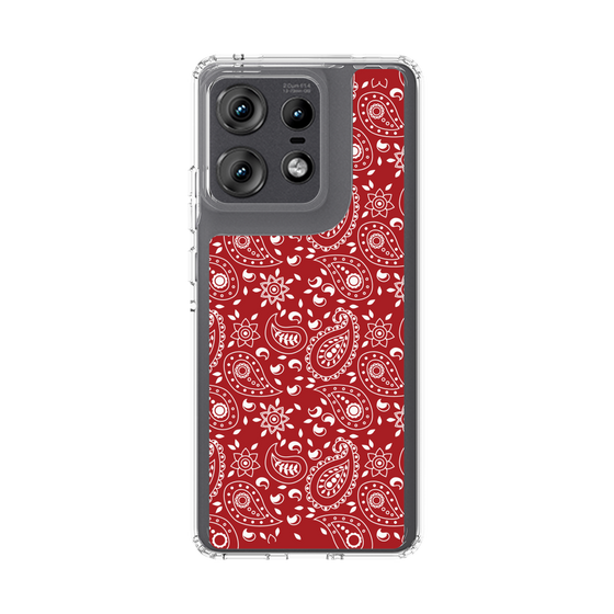 スリムプロテクションケース［ ペイズリー - Red ］