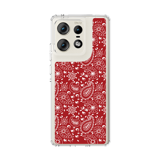 スリムプロテクションケース［ ペイズリー - Red ］