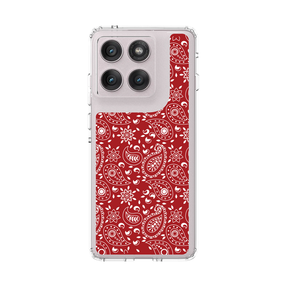 スリムプロテクションケース［ ペイズリー - Red ］