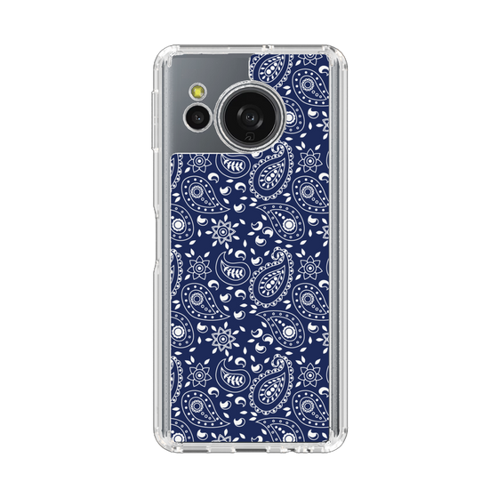 スリムプロテクションケース［ ペイズリー - Blue ］