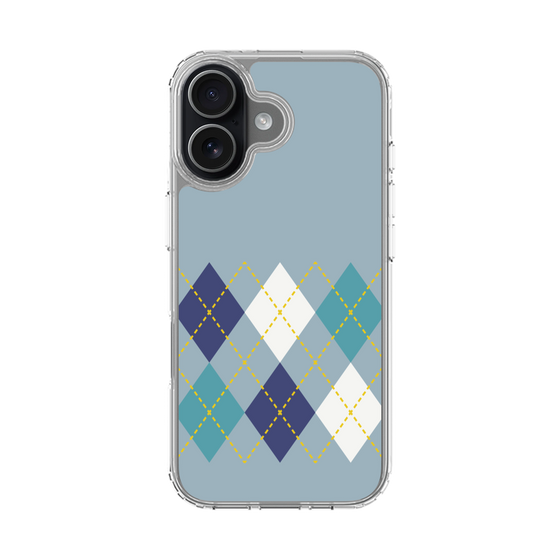スリムプロテクションケース［ Nordic Argyle - Blue ］