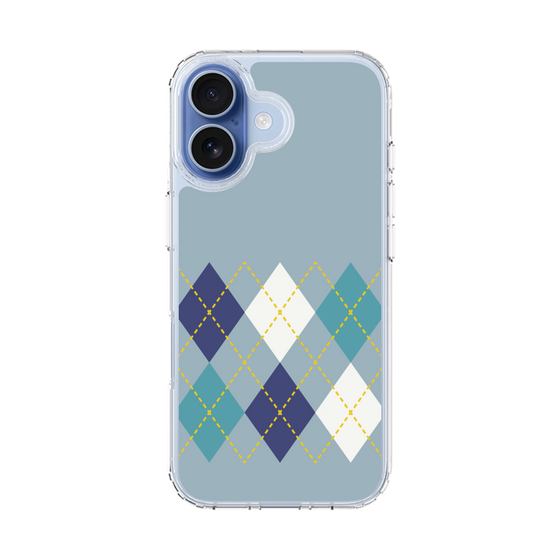 スリムプロテクションケース［ Nordic Argyle - Blue ］