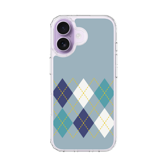 スリムプロテクションケース［ Nordic Argyle - Blue ］