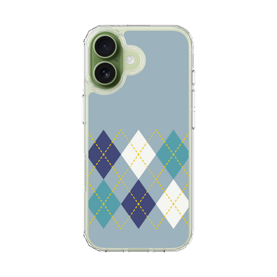 スリムプロテクションケース［ Nordic Argyle - Blue ］