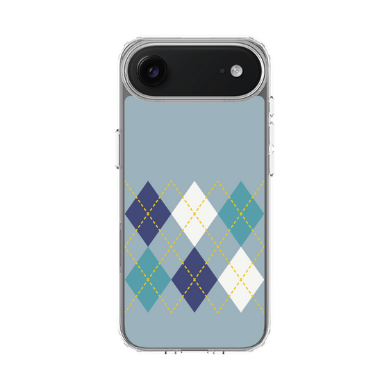 スリムプロテクションケース［ Nordic Argyle - Blue ］