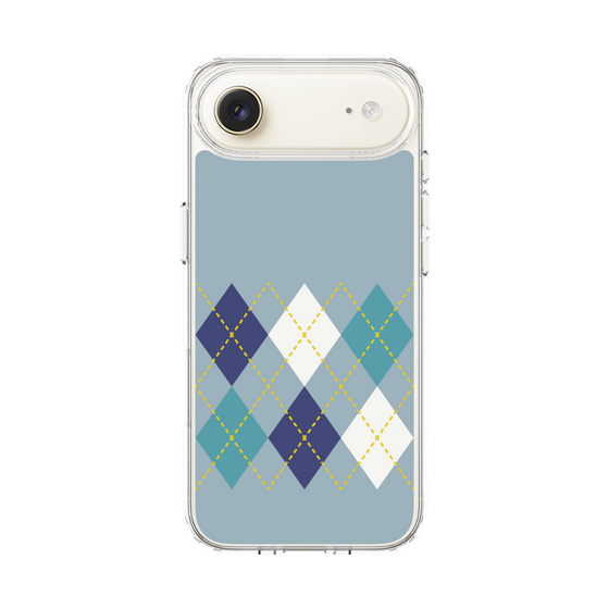 スリムプロテクションケース［ Nordic Argyle - Blue ］