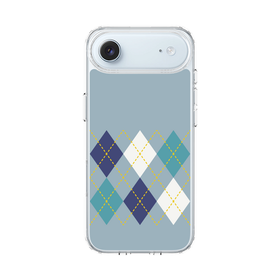 スリムプロテクションケース［ Nordic Argyle - Blue ］