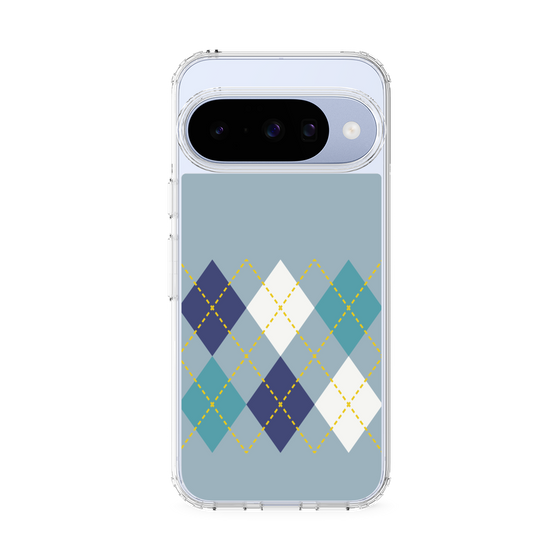 スリムプロテクションケース［ Nordic Argyle - Blue ］