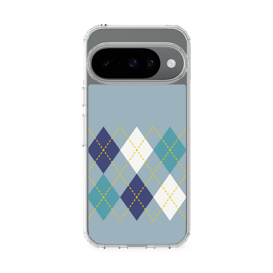 スリムプロテクションケース［ Nordic Argyle - Blue ］