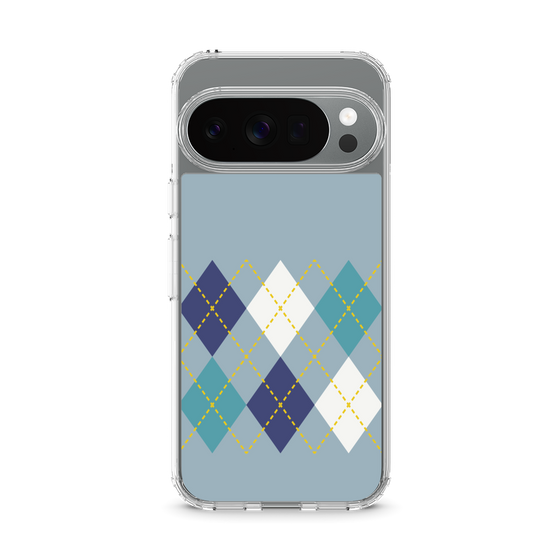 スリムプロテクションケース［ Nordic Argyle - Blue ］
