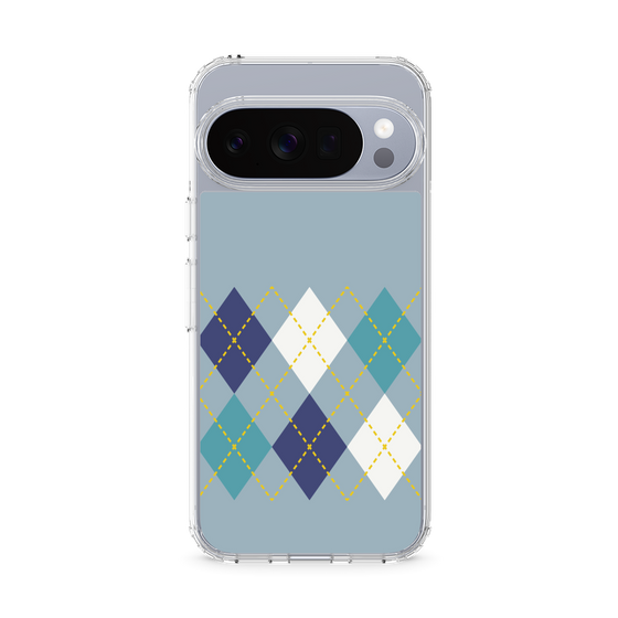 スリムプロテクションケース［ Nordic Argyle - Blue ］
