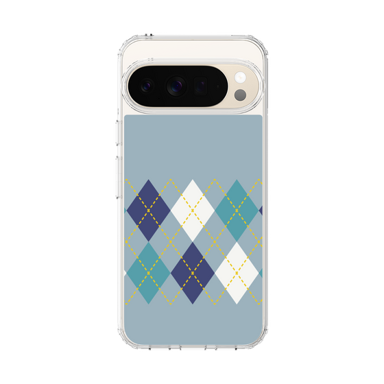 スリムプロテクションケース［ Nordic Argyle - Blue ］