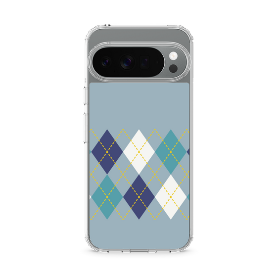 スリムプロテクションケース［ Nordic Argyle - Blue ］