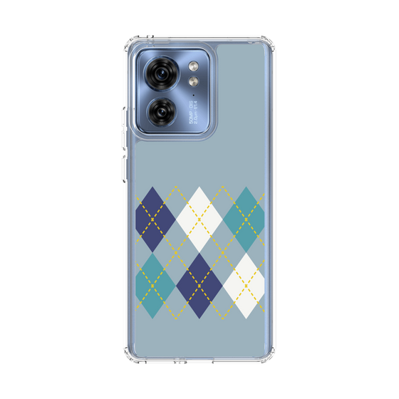 スリムプロテクションケース［ Nordic Argyle - Blue ］
