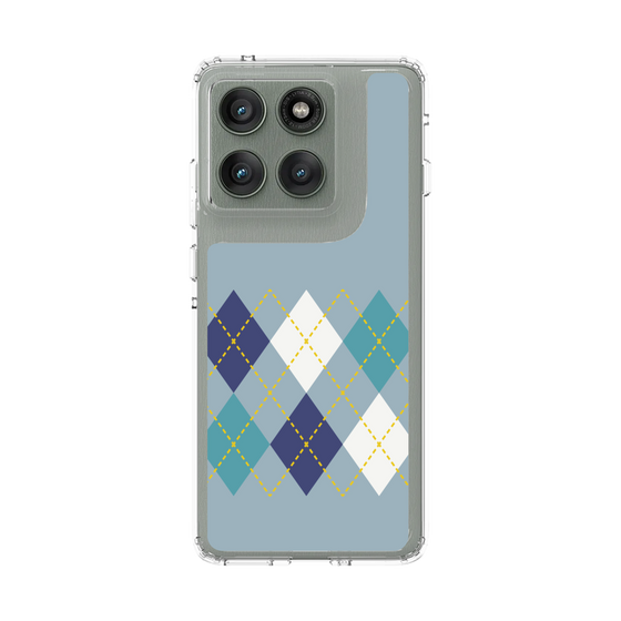 スリムプロテクションケース［ Nordic Argyle - Blue ］