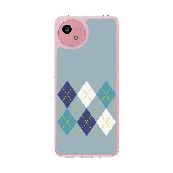 スリムプロテクションケース［ Nordic Argyle - Blue ］