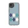 スリムプロテクションケース［ Nordic Argyle - Blue ］
