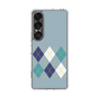 スリムプロテクションケース［ Nordic Argyle - Blue ］
