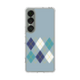 スリムプロテクションケース［ Nordic Argyle - Blue ］