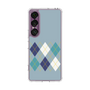 スリムプロテクションケース［ Nordic Argyle - Blue ］
